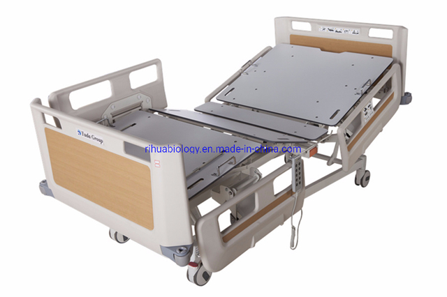 Rh-Ad403 Cama de enfermería UCI eléctrica para hospital de tres funciones: Mobiliario de clínica hospitalaria