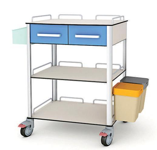 Carro de tratamiento multifuncional modular - Mobiliario del departamento de pacientes impacientes del hospital