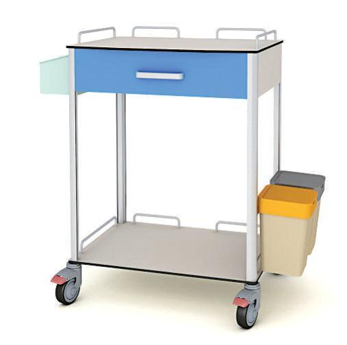 Carro de tratamiento de diseño modular - Muebles para salas de pacientes impacientes del hospital