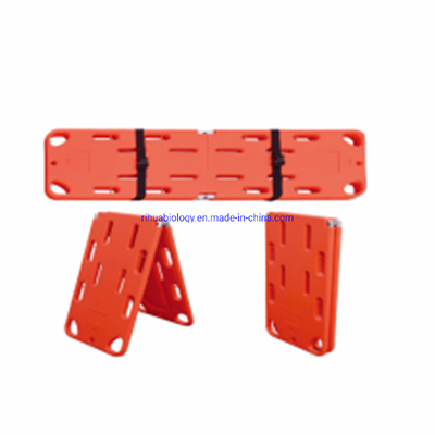 Tablero plegable barato portátil de la columna vertebral del rescate médico del hospital RH-G204