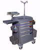 Rh-C102 ABS Carro de emergencia para hospitales Equipos médicos